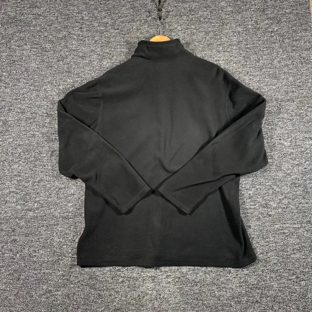 The North Face Mens TKA 100 Glacier Quarter Zip‎ Fleece Pullover Black Large L